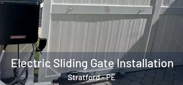 Electric Sliding Gate Installation Stratford - PE